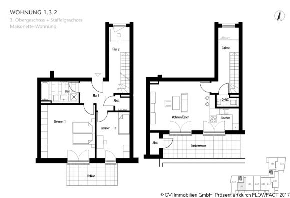 3-Zimmer-Neubauwohnung in der Holtenauer Straße im 3. Obergeschoss